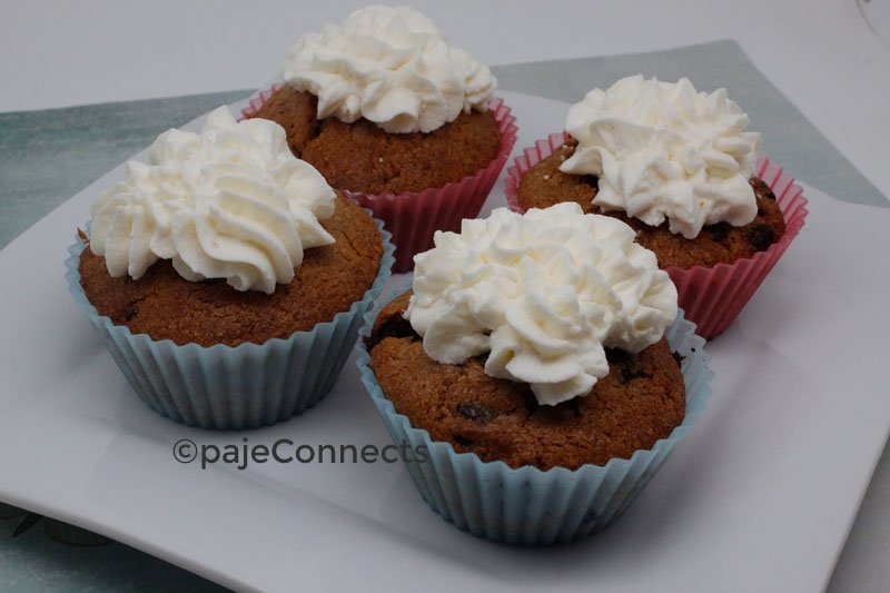 Cupcakes IG bas aux pépites de chocolat