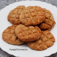 Biscuits au beurre de cacahuètes IG bas