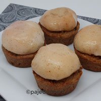 Biscuits et pêches au four IG bas