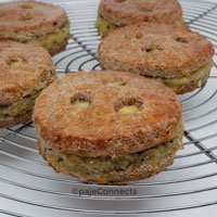 Biscuits pommes-kiwis IG bas
