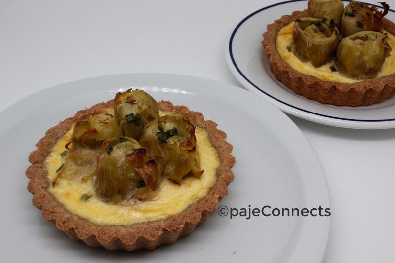 Tartelettes aux artichauts IG bas