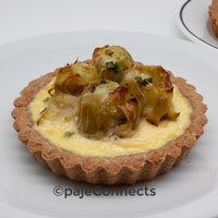 Tartelettes aux artichauts IG bas