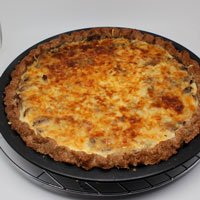 Tarte aux champignons IG bas