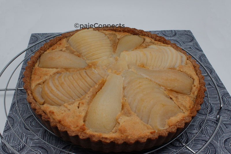 Tarte amandine aux poires IG bas