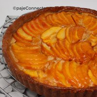 Tarte aux pêches IG bas
