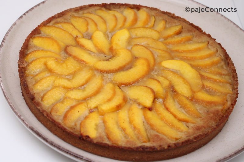 Tarte aux pêches IG bas - 2